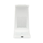 ZSOU 3-In-1 Wireless Charging Stand with Phone, Watch and Earbuds Charger Included, White
