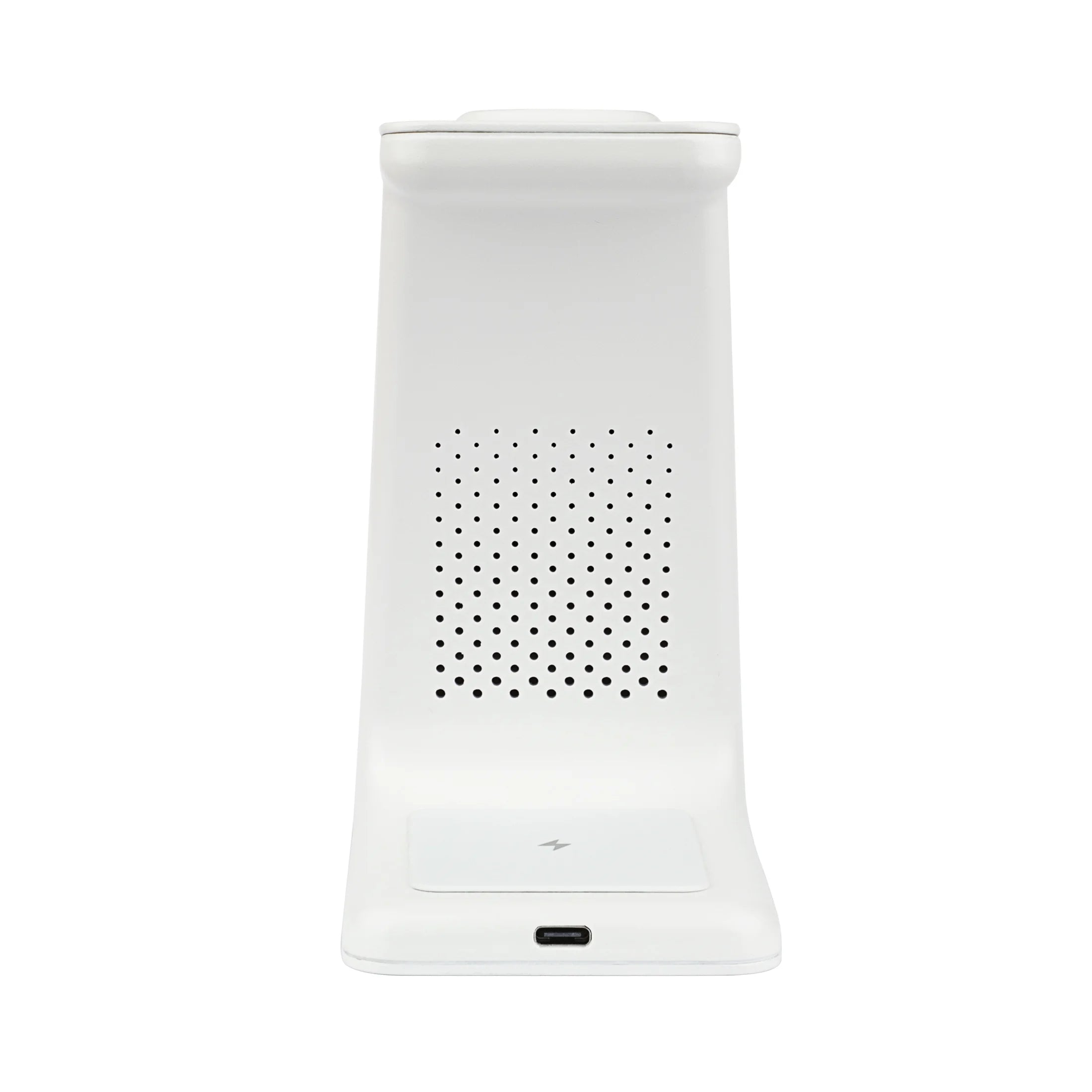ZSOU 3-In-1 Wireless Charging Stand with Phone, Watch and Earbuds Charger Included, White