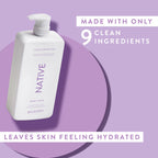 Native Body Wash, Sulfate Free, Lilac & White Tea, for Women and Men, 36 Oz
