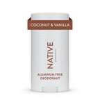 Native Deodorant, Aluminum Free, Coconut & Vanilla, Deodorant for Women and Men, 2.65 Oz