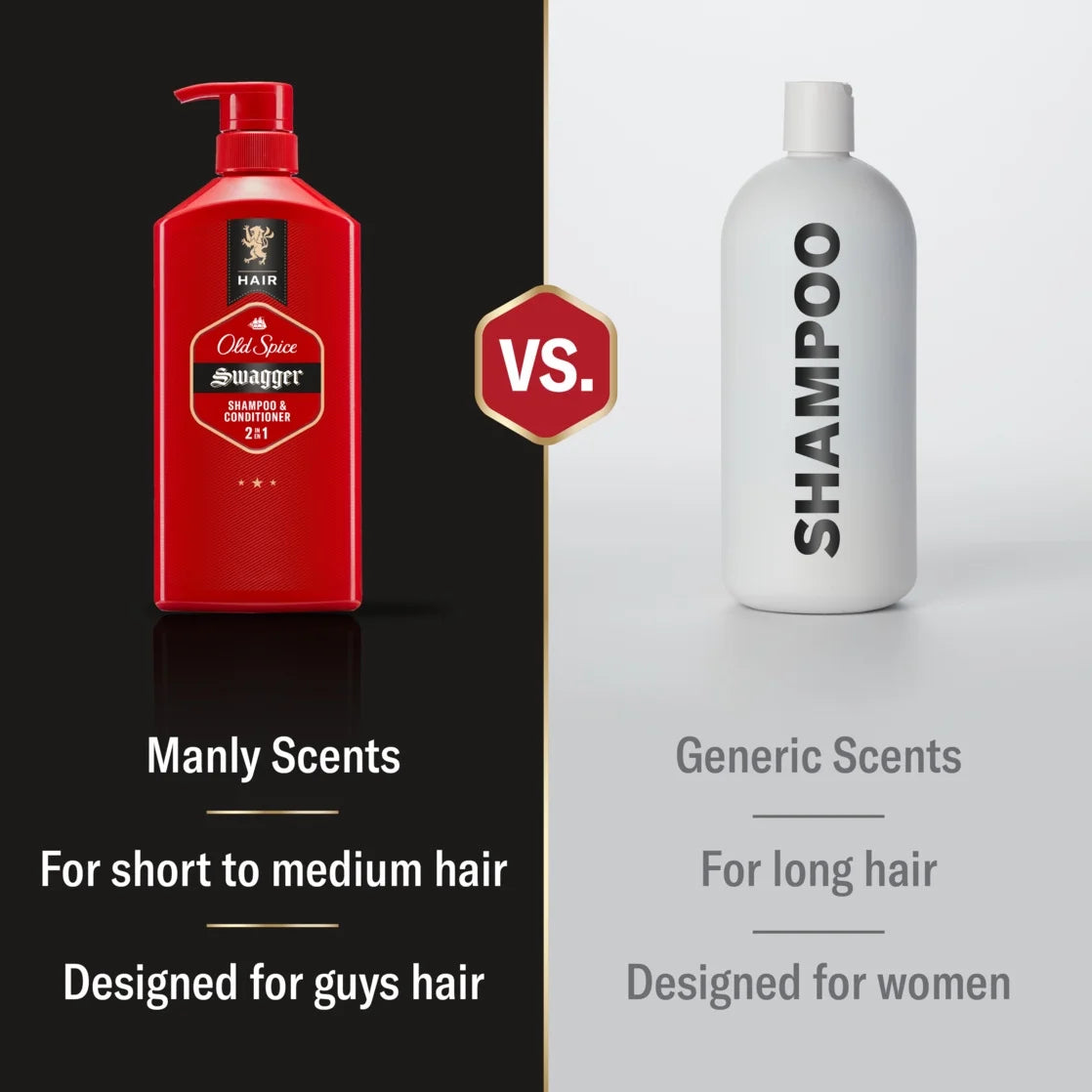 2In1 Mens Shampoo and Conditioner, Moisturizing, Swagger 21.9 Fl Oz