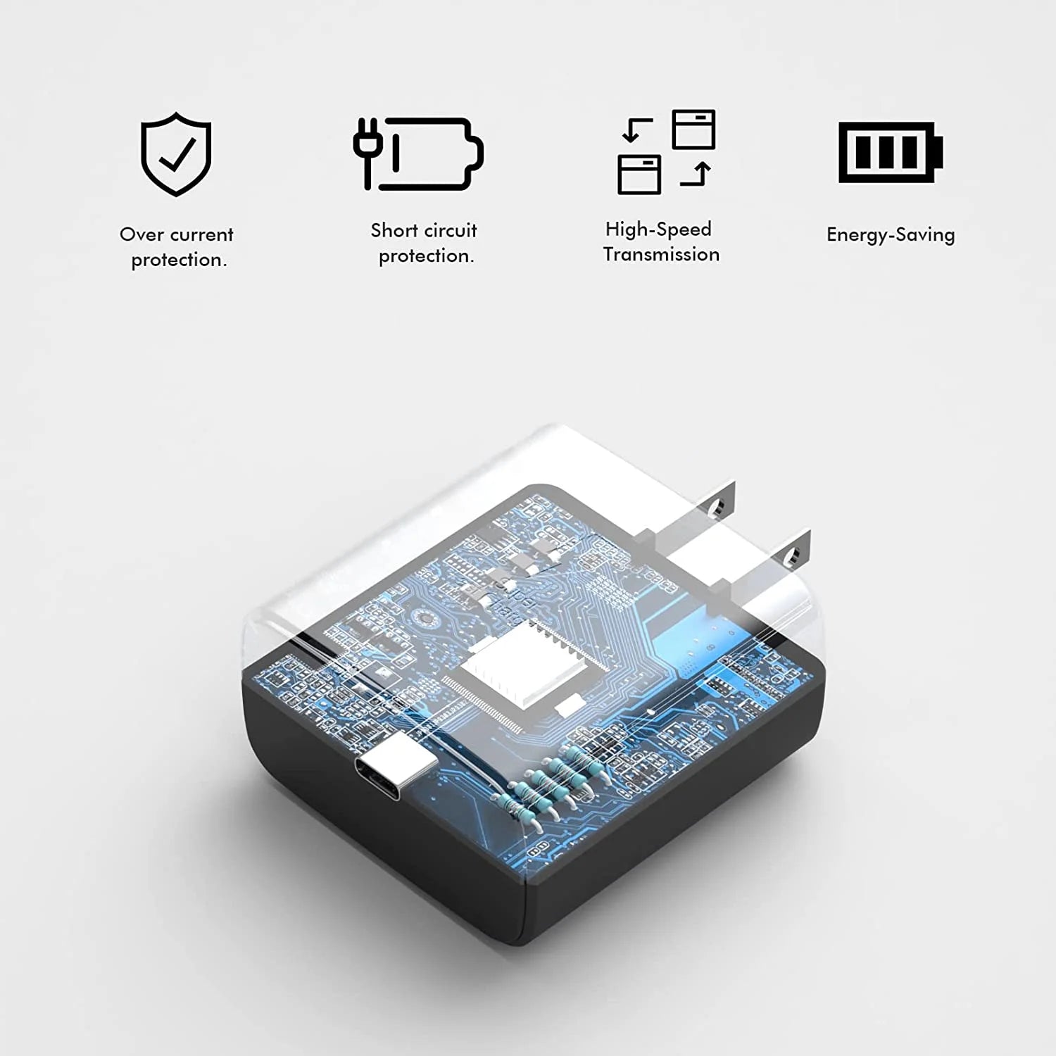 45W USB-C Charger for Samsung Fast Charger Type C, Fast Charging Wall Charger Compatible with Samsung Note 10+/20, Galaxy S22/S21/S20 Ultra,S7/S7+,Samsung USB-C Fast Charger