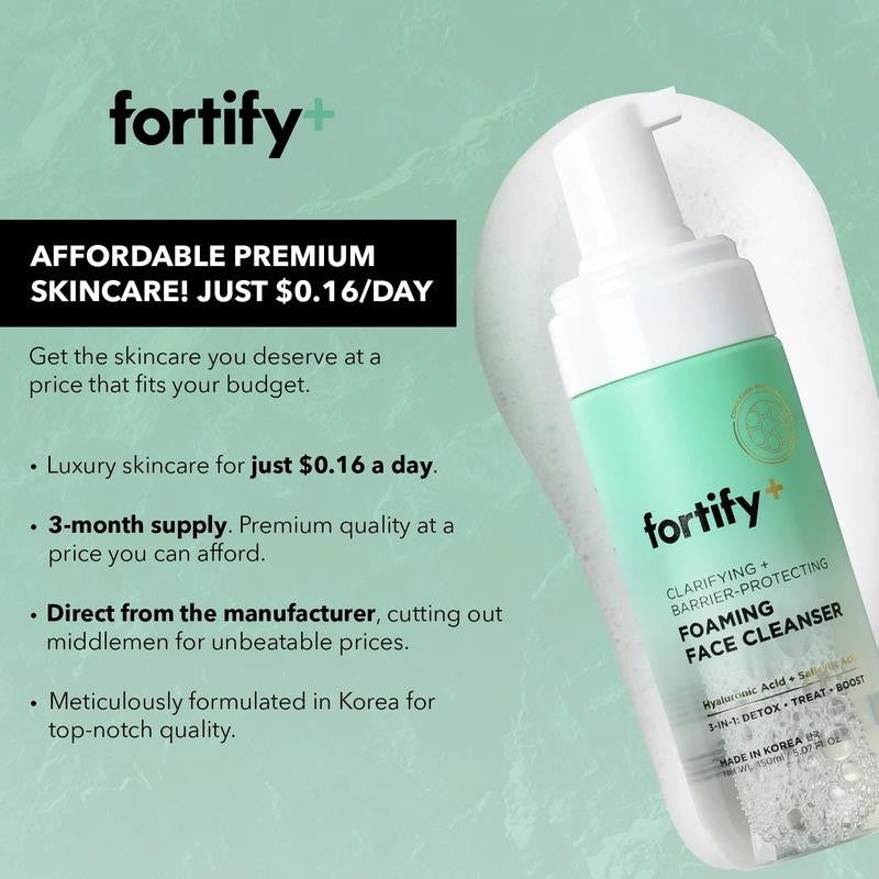 Anti-Aging Facial Cleanser - Purifying + Protecting - for All Skin Types - 150Ml