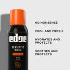 (8 Pack) Edge Sensitive Skin Shave Gel for Men with Aloe, Unscented, 2.75 Oz