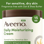 Daily Moisturizing Body Cream Lotion for Normal, Dry, Sensitive Skin, 15 Oz