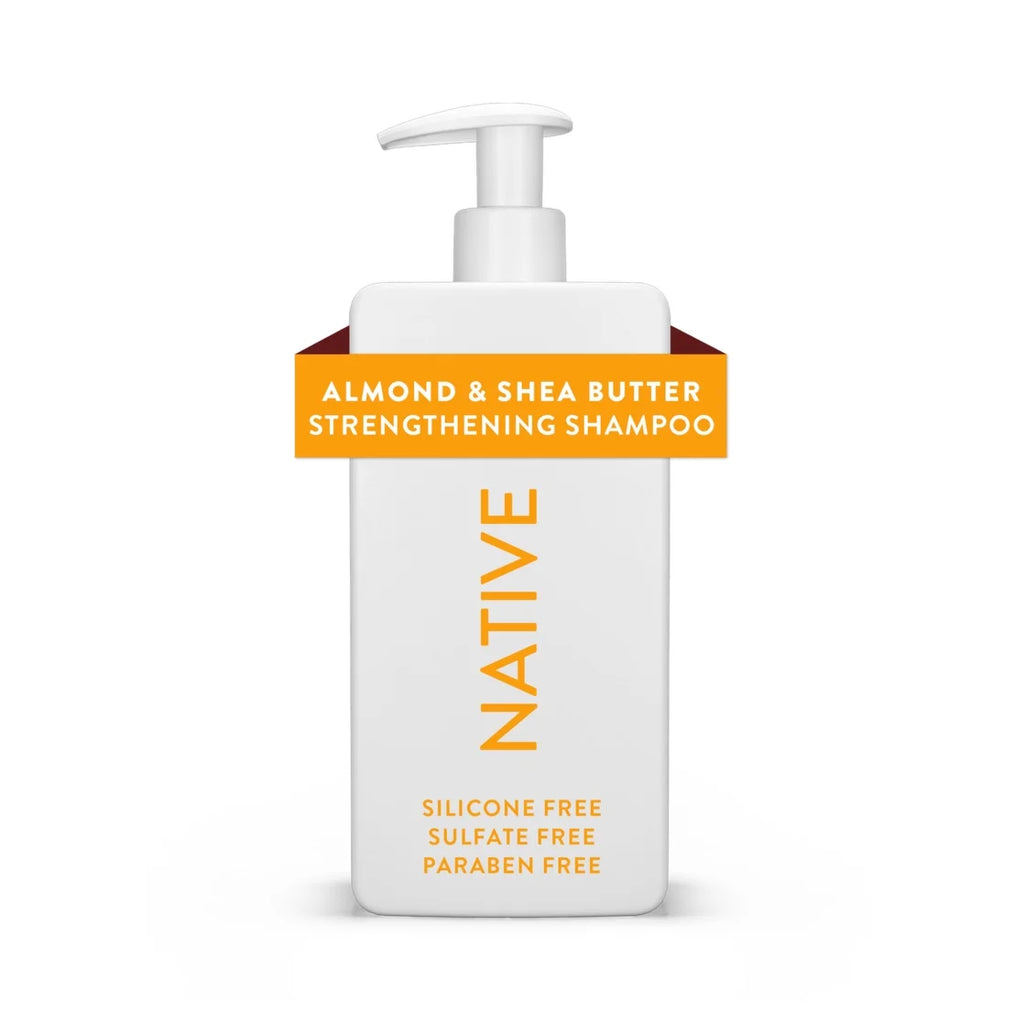 Native Strengthening Shampoo, Almond & Shea Butter, Sulfate & Paraben Free, 16.5 Oz