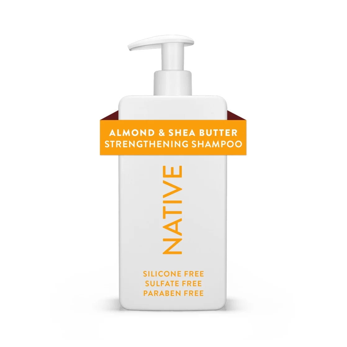 Native Strengthening Shampoo, Almond & Shea Butter, Sulfate & Paraben Free, 16.5 Oz