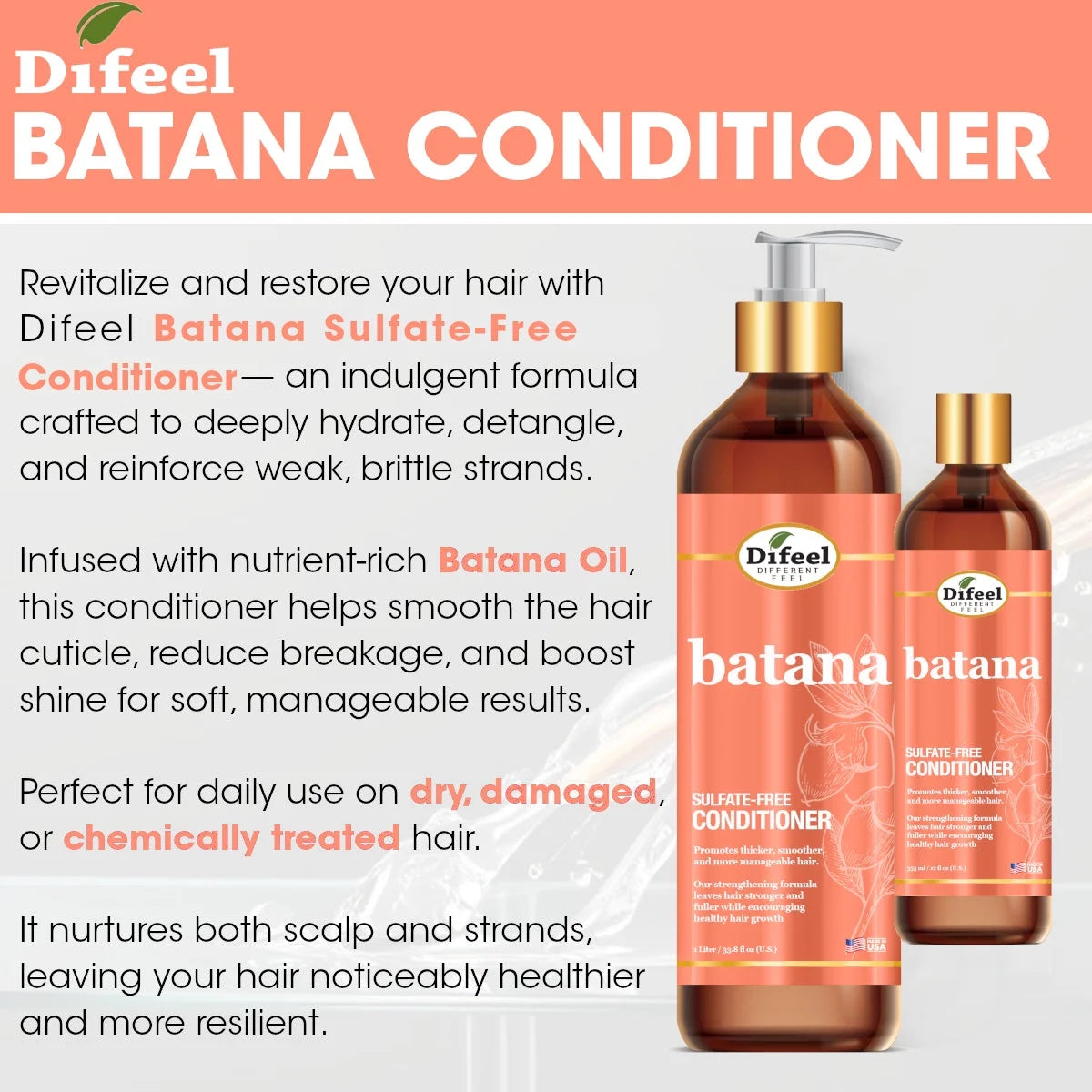 Batana Conditioner 12 Ounces - Sulfate Free Conditioner