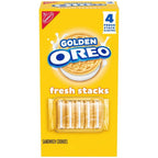 Fresh Stacks Golden Sandwich Cookies, Travel Snacks, 8.05 Oz (4 Multi Snack Pack