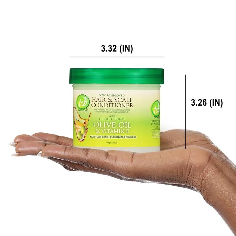 Conditioner Hair & Scalp Olive Oil & Vitamin-E Jar, Dry Hair,10Oz. Moisturizing