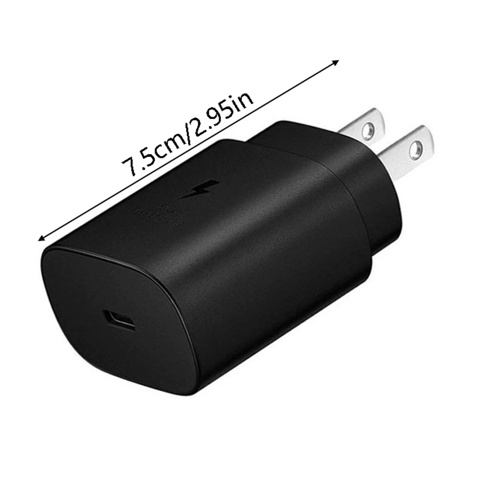 25W Fast Charging Phone Charger with 1M - US Specification Efficient Charging Solution for All Devices