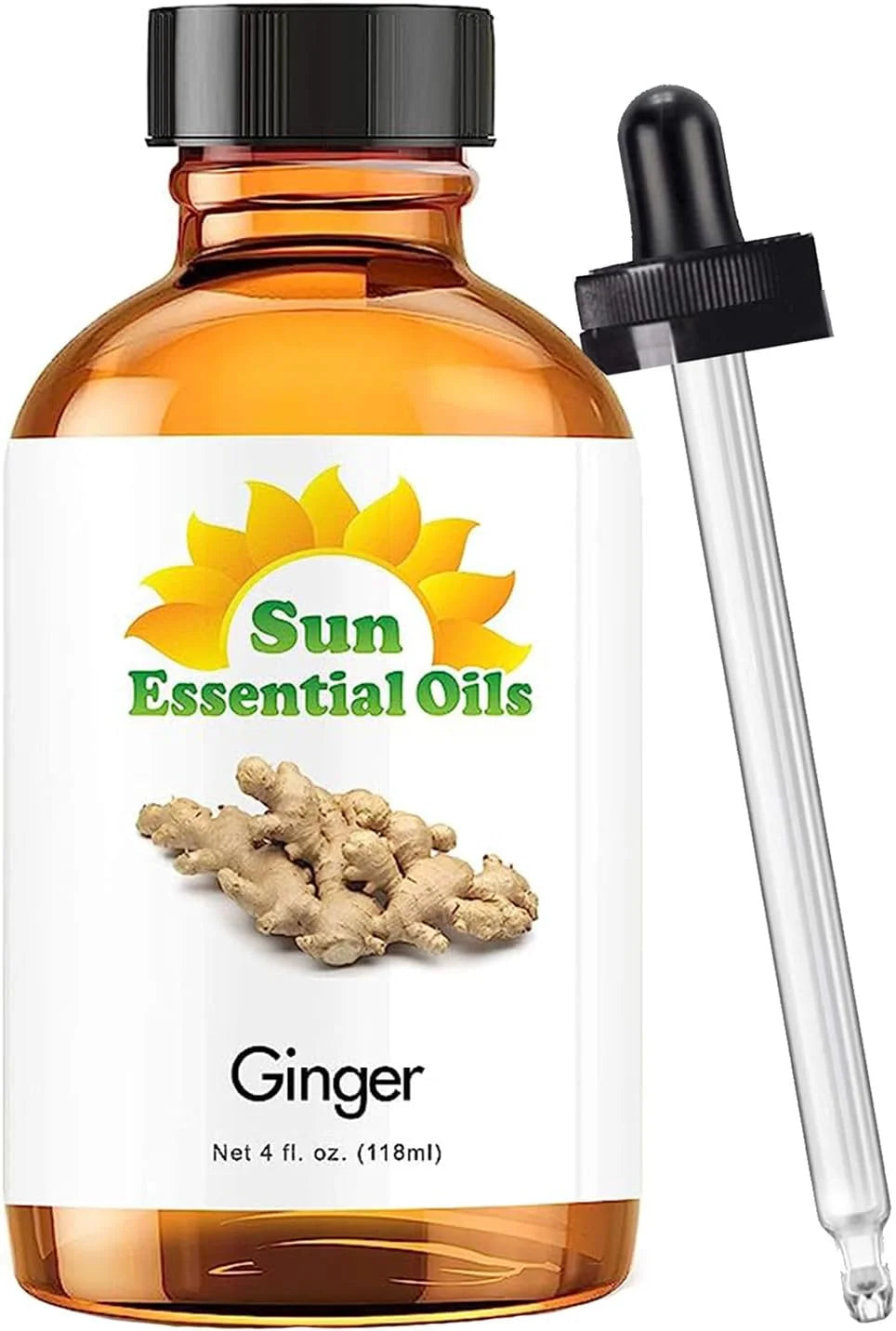 4Oz - Ginger Essential Oil - 4 Fluid Ounces