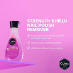 Care Strength Shield Liquid Nail Polish Remover with Vitamin E and B5, 6.7 Fl Oz