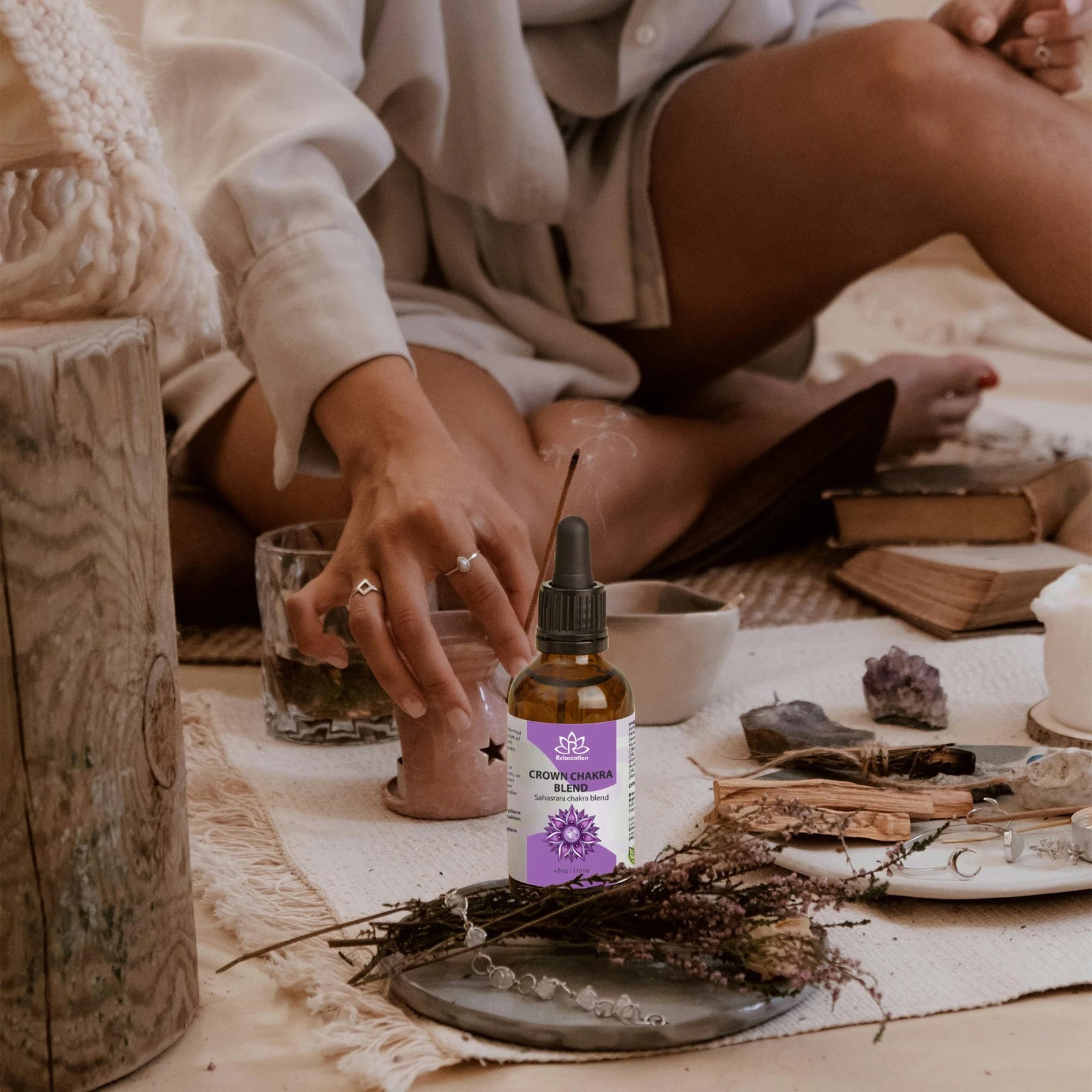 Crown Chakra Essential Oil Blend – 0.33 Oz | – Peace & Spirituality