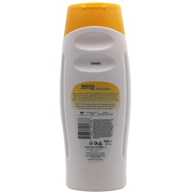 Arnica Lotion Tired Legs to Refresh and Improve Skin Appearance, 17 Fl Oz.