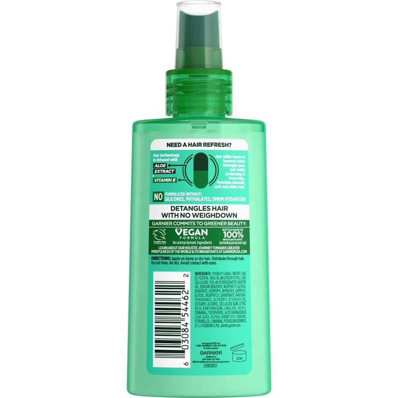 Fructis Pure Clean Detangler and Air Dry with Aloe, All Hair Types 5 Fl Oz