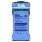 Advanced Long Lasting Antiperspirant Deodorant Stick Twin Pack, Cool Rush, 2.7 O