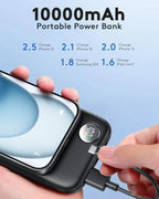 Fast Charging Power Bank, 10000Mah Portable Charger for Iphone, 22.5W USB C In&O