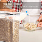 Cereal Storage Container Set of 4, Airtight Food Storage Containers, 135.2 Fl O