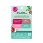 Eos 100% Nautral & Organic Lip Balm- Strawberry, Mint, Pomegranate, Vanilla - 4-Pack, 0.14 Oz