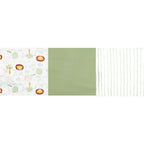 Parent'S Choice 100% Cotton 3-Pack Adjustable Baby Wrap Swaddles for Boys or Girls, Jungle Print, 22" X 27"