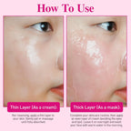 (2 Pack)  Collagen Jelly Cream, Deep Moisturizer, Anti-Aging Hydrator, Clean Skincare, Boosts Elasticity, Skin Rejuvenation, 3.38 Fl Oz