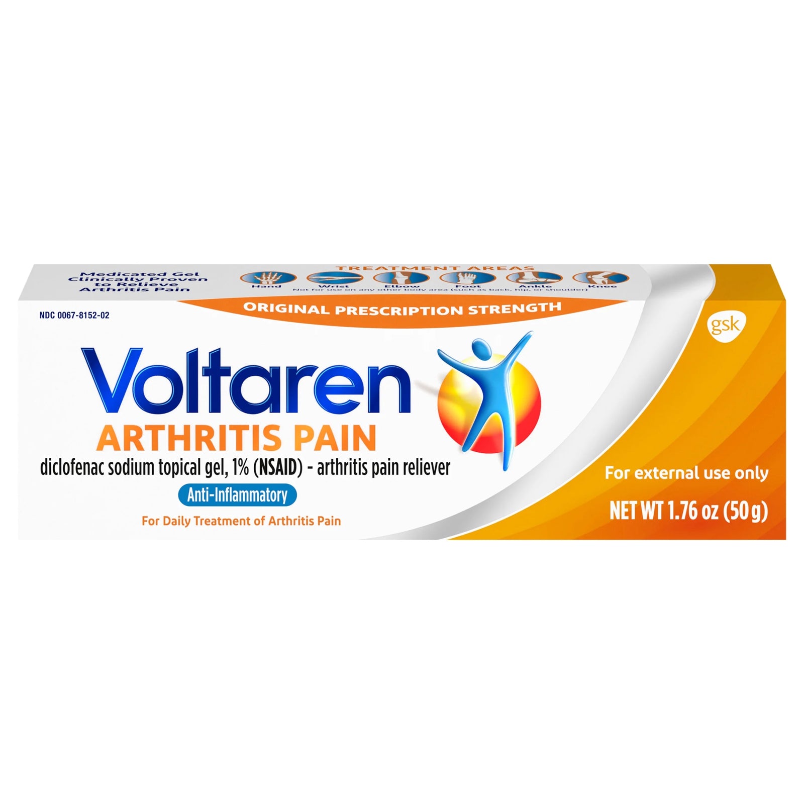 (2 Pack) Arthritis Pain Gel for Powerful Topical Arthritis Pain Relief, 1.7 Oz/