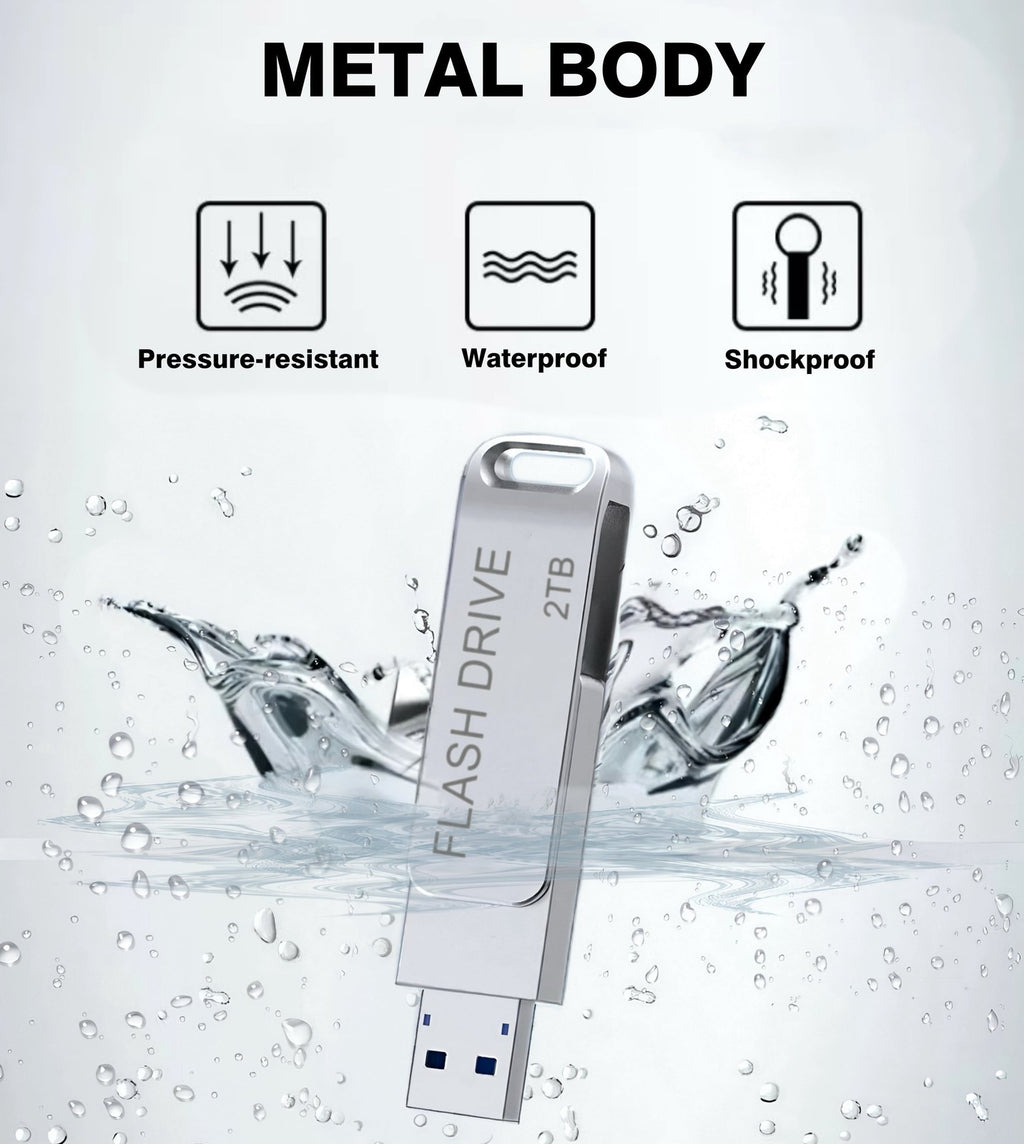 Dual USB Flash Drive 2TB/2000GB 2In1 Thumb Drive for Android/Tablet