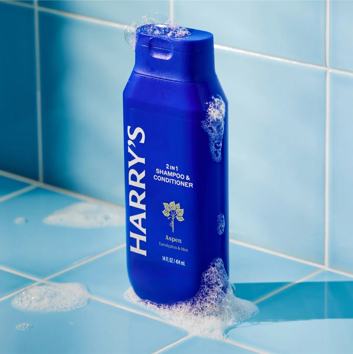Harry'S Men'S 2 in 1 Shampoo and Conditioner, Original Aspen Scent, 14 Fl Oz