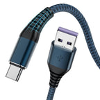 3 Pack 6 FT 【A to C】Type-C Cable ,USB C Charger Cable 6Ft,Compatible with Samsun
