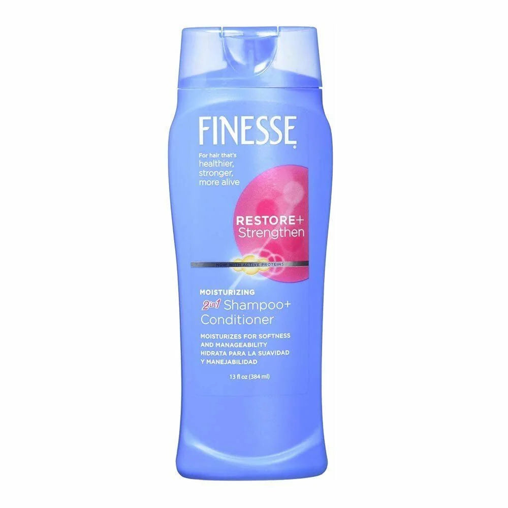 3 Pack - 2 in 1 Moisturizing Shampoo and Conditioner 13 Oz