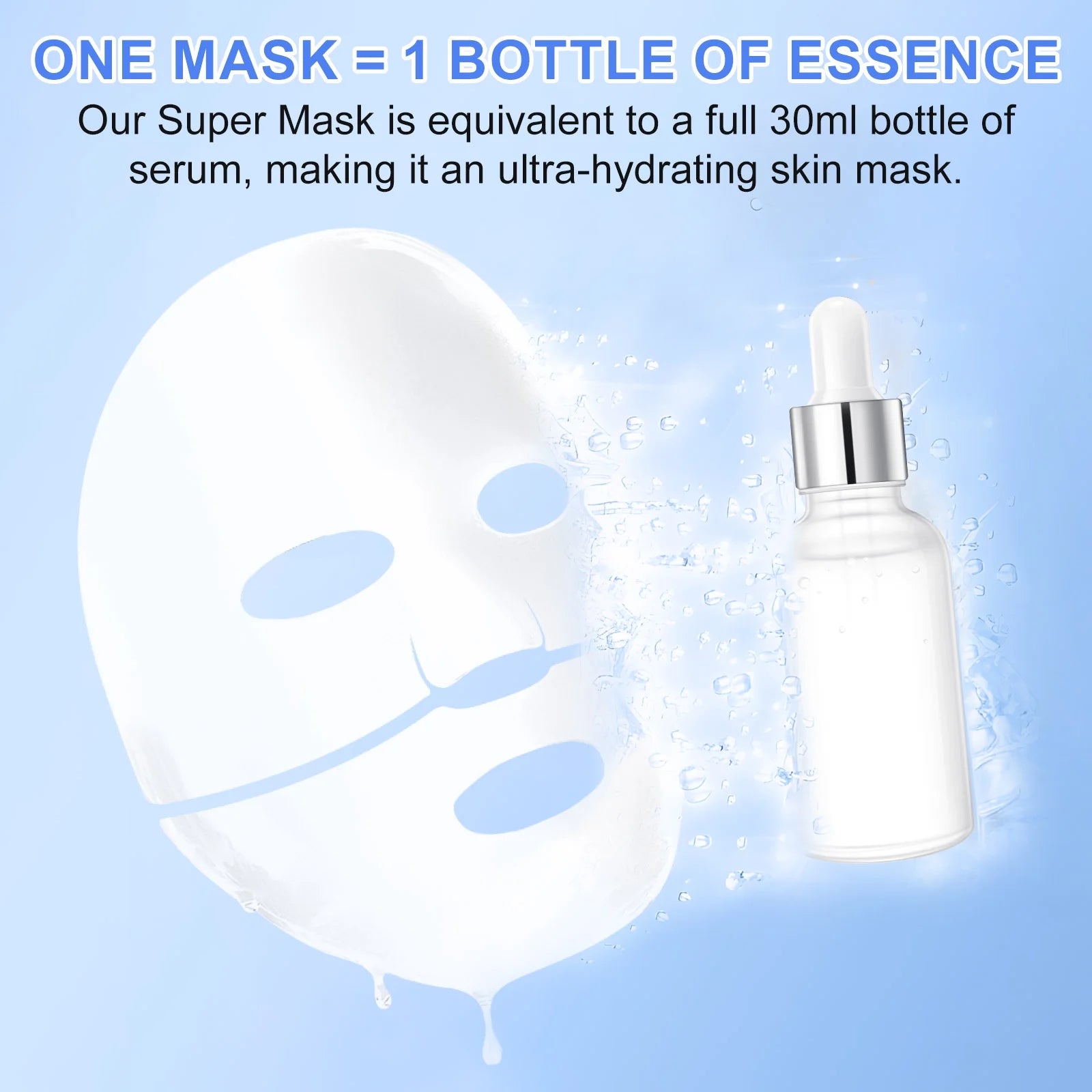 6 Pcs Collagen Deep Hydration Mask,Anti-Aging Hydrating Sleeping Mask for Moisturize, Firm & Enhance Skin Vitality