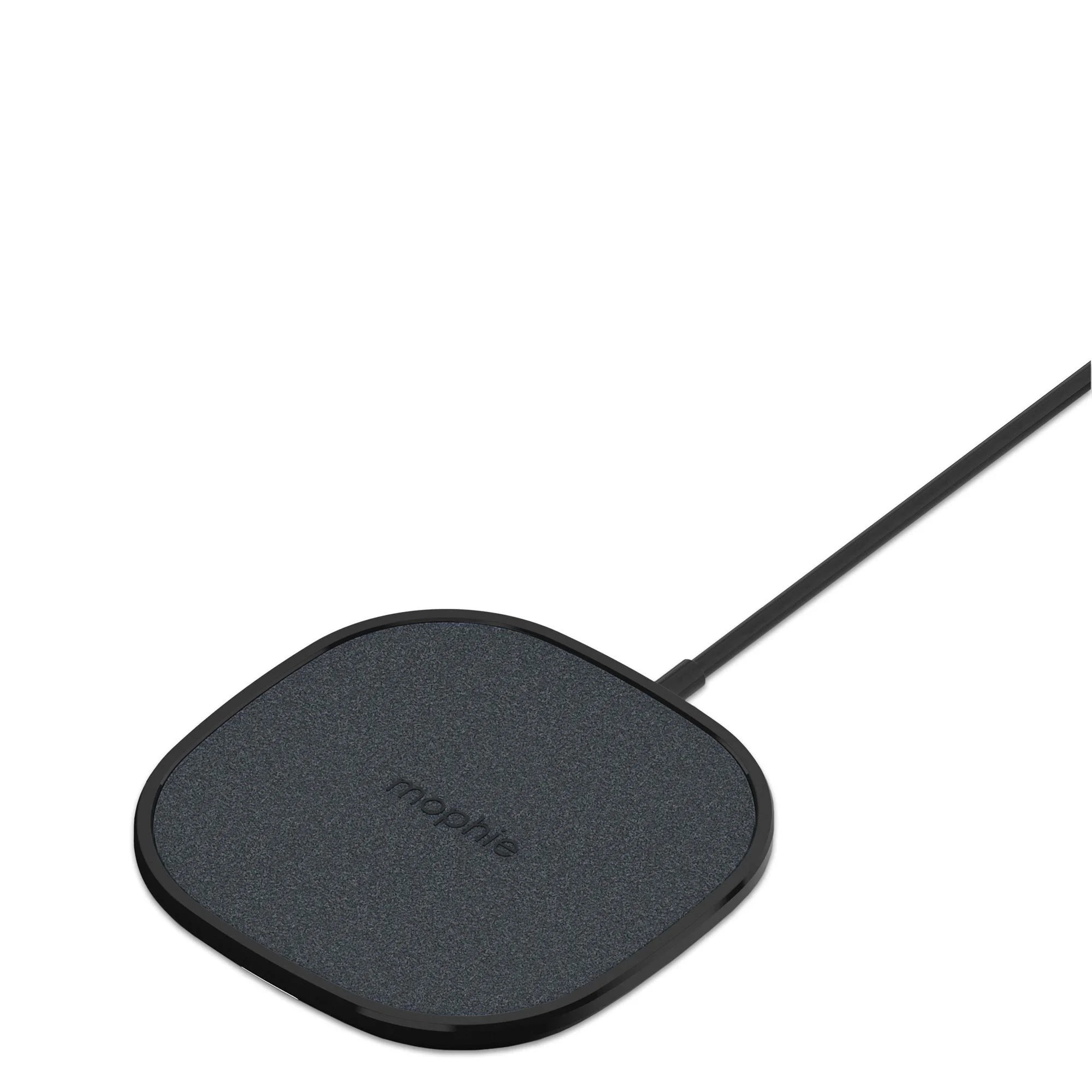 Mophie Universal - Wireless Charger Pad + AC Power Adapter - 15 Watt - Black