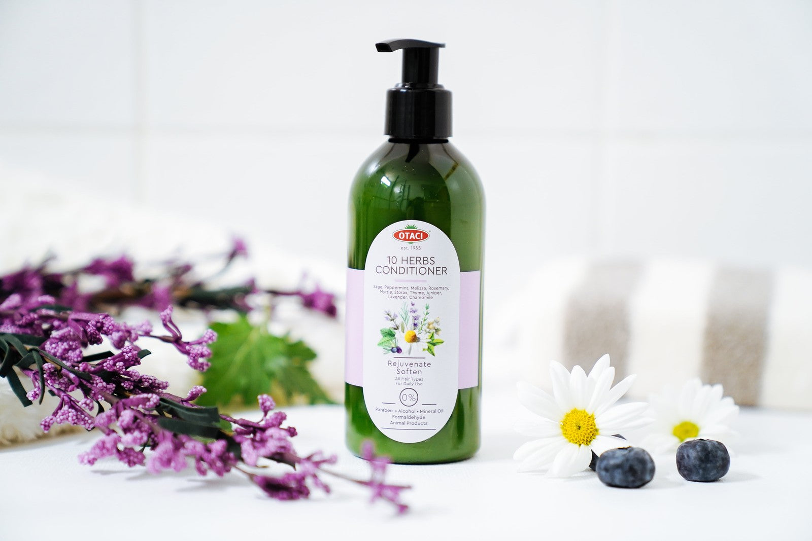 10 Herbs Rejuvenate and Soften Conditioner for All Hair Types