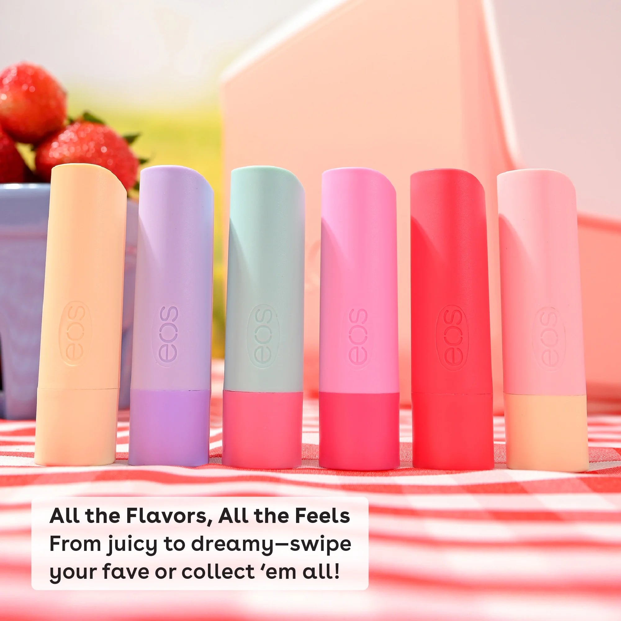 100% Natural Lip Balm- Tropical Variety Pack, 0.14 Oz, Pack of 4
