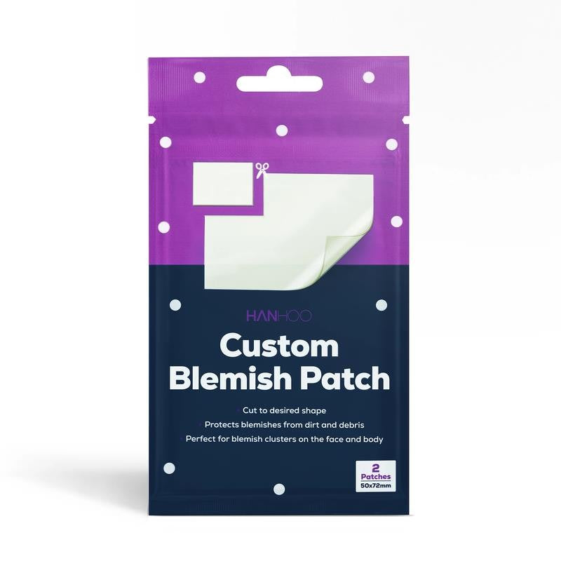 (2 Pack) Custom Blemish Patch with Hydrocolloid, Non Medicated, for All Ski Typ