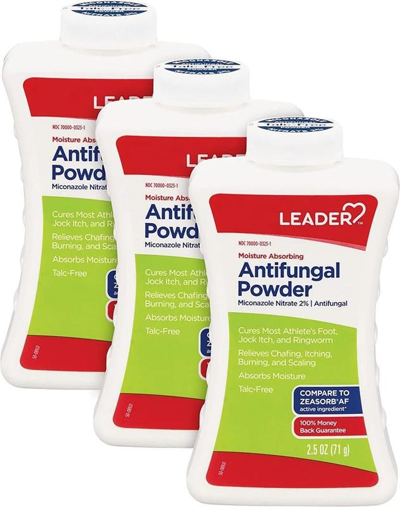 Athlete'S Foot AF Powder, Moisture Absorbing, Antifungal, Talc-Free, 2.5 Oz, Com