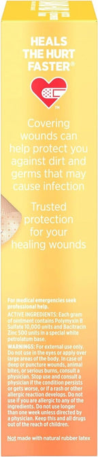Brand Adhesive Bandages Infection Defense with Neosporin Antibiotic Ointment For