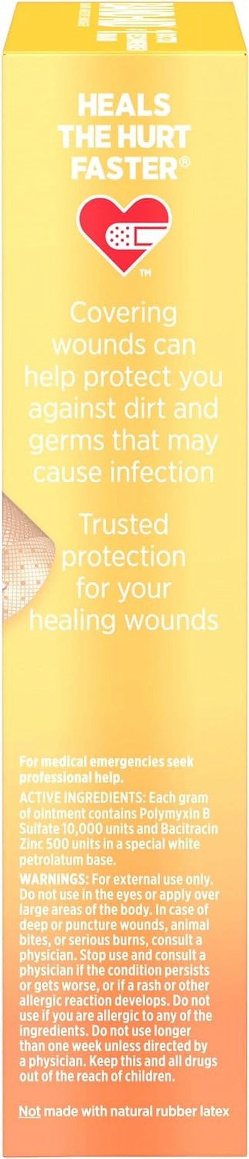 Brand Adhesive Bandages Infection Defense with Neosporin Antibiotic Ointment For