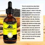 ALIVER Sesame Seed Oil for Face, Skin, Body, Hair, Massage, Moisturizing & Nourishing, 100% Pure & Natural, Cold Pressed, Cruelty Free, 2.02 Fl Oz