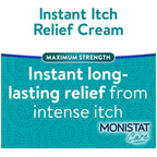3 Pack Monistat Care Maximum Strength Instant Itch Relief Cream 1 Oz