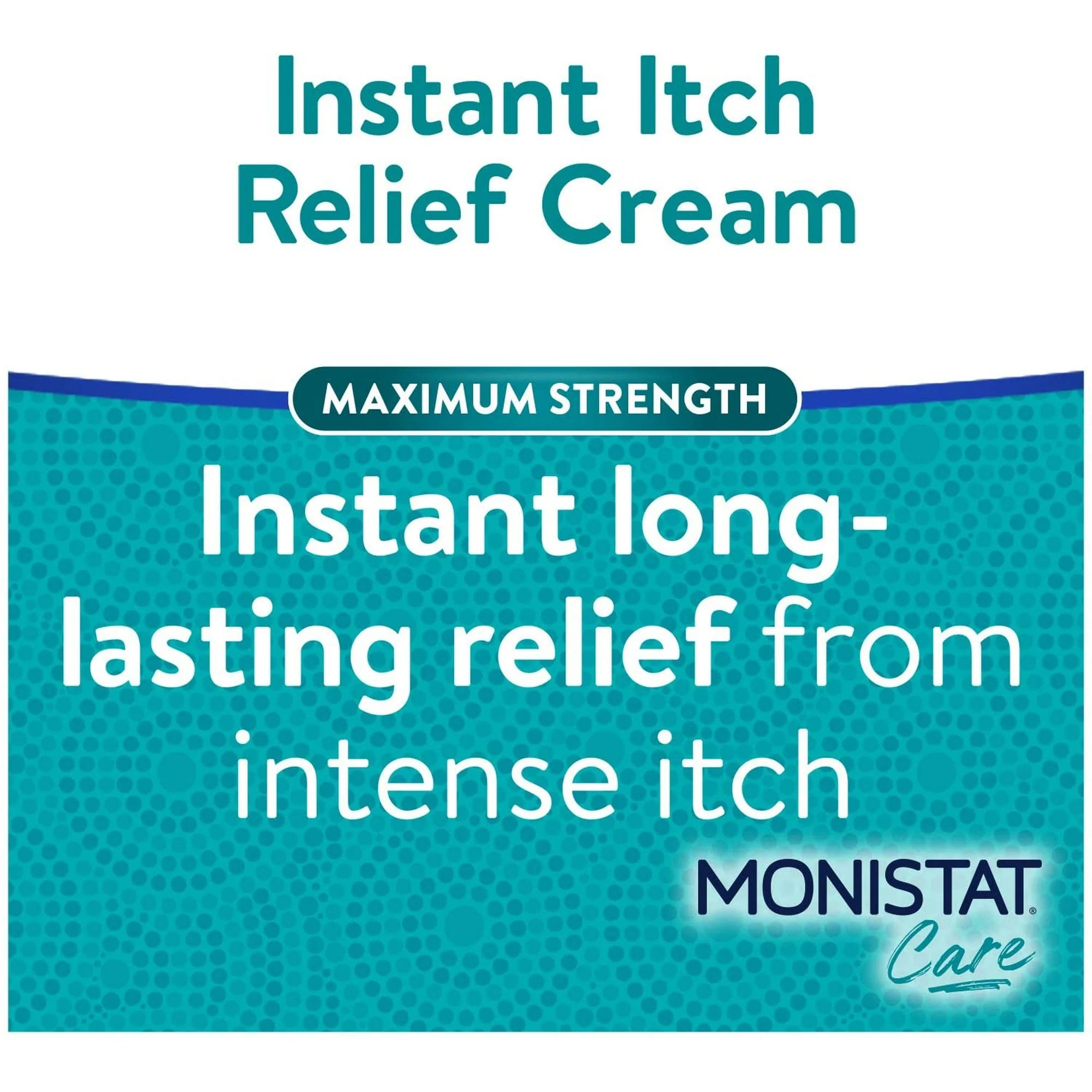 3 Pack Monistat Care Maximum Strength Instant Itch Relief Cream 1 Oz
