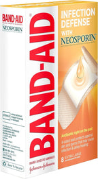Brand Adhesive Bandages Infection Defense with Neosporin Antibiotic Ointment For