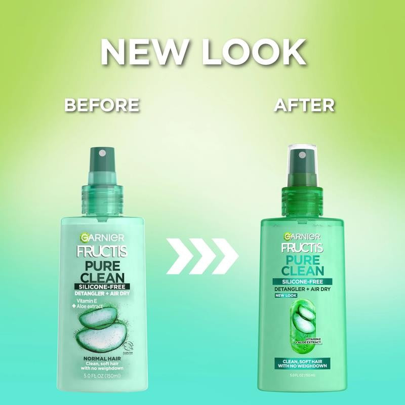 Fructis Pure Clean Detangler and Air Dry with Aloe, All Hair Types 5 Fl Oz