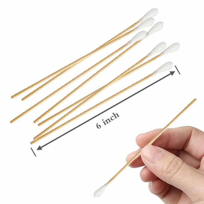 Extra-Long Ultra-Soft Cotton Swabs, 1000 Count Bulk Pack