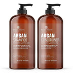 Argan Oil Shampoo and Conditioner Set | 16 Fl Oz Each with Keratin, Restorative