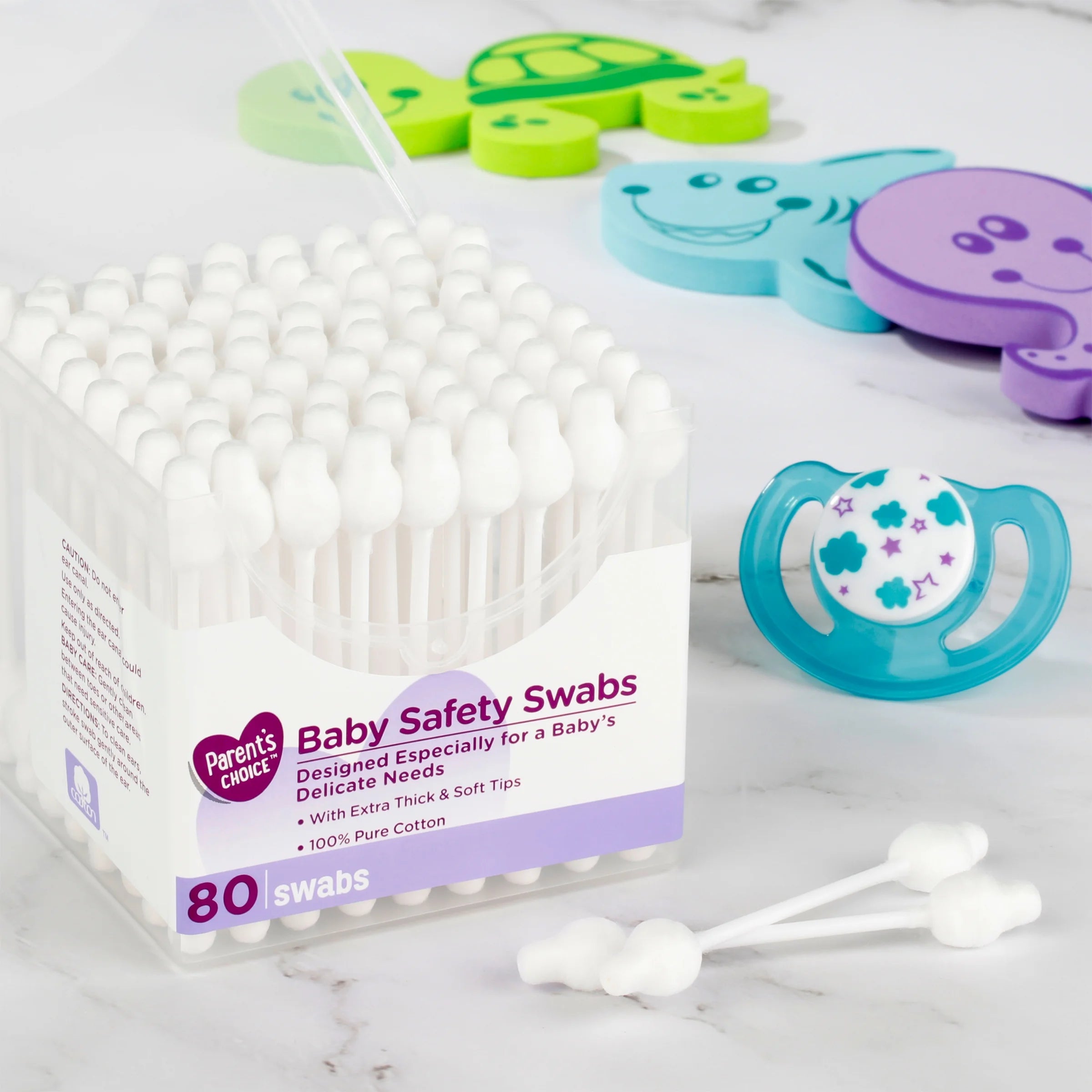 (4 Pack) Parent'S Choice Baby Safety Swabs, 80 Count