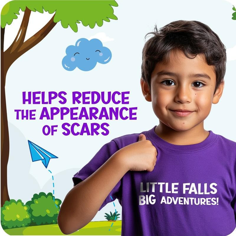 Advanced Scar Gel for Kids, Hypoallergenic Scar Treatment, Grape Scent, 1 Oz