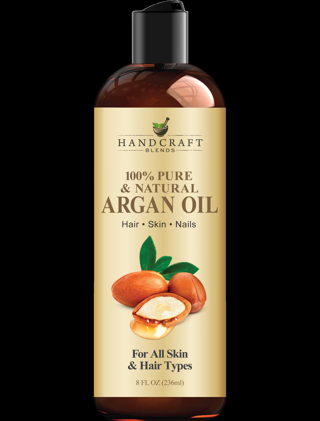 Argan Oil for Body, Skin & Hair, 8 Oz