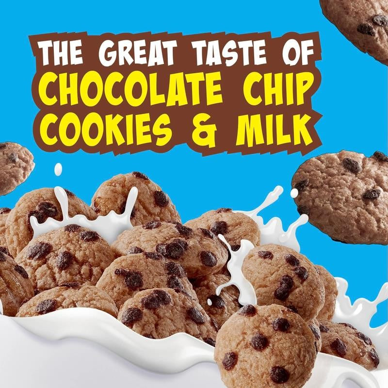 Breakfast Cereal, Chocolate Chip Cookie Taste, Family Size, 18.3 Oz